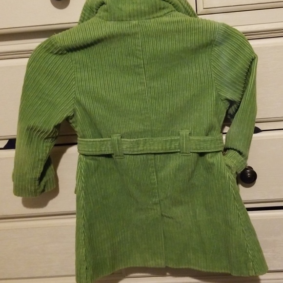 Girls Gymboree apple green cordoroy jacket - Picture 5 of 5